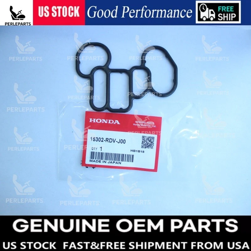 OEM Oil Filter Base Housing Gasket For 2005-2017 Honda Odyssey 15302-RDV-J00 - Image 1 of 4