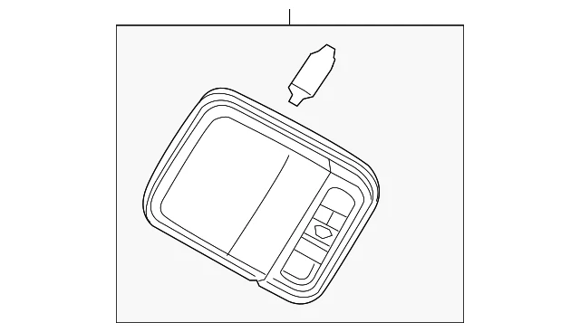 Подлинный Nissan 2012-2021 Nissan NV3500 - грузовой фонарь 26410-1PA0B - Изображение 1 из 2