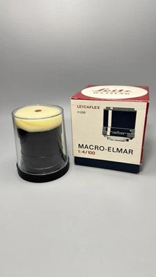 Leica R Leitz Wetzlar Leicaflex 11230 Macro-Elmar 1:4/100 mm Objektiv für Balgen - Bild 1 von 4