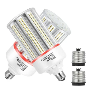 50W LED Corn Light Bulb E26 | E39 6500lm 5000K 110-277V 2-Pack Super Bright - Picture 1 of 6