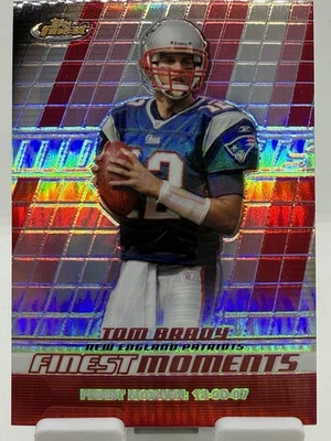 2008 Topps Finest Finest Moments Refractor TOM BRADY #FM-TB - Image 1 of 2