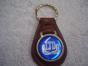 FORD LTD LEATHER FOB FREE POSTAGE BLUE - Foto 1 di 3