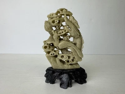 Y9388 OKIMONO Jade sculpture ornament figure Chinese art antique interior China - Image 1 of 4