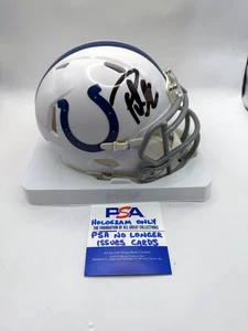 PAT MCAFEE Indianapolis Colts Kicker SIGNED Speed Mini HELMET PSA COA - Picture 1 of 2