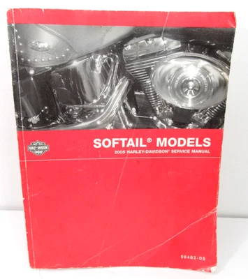 Harley Davidson Motorcycles Softail Models 2005 manual de reparación de servicio 99482-05 Foto 1 de 4
