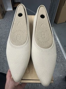 VIVAIA Aria Pointed-Toe Ballet Flats (Aria 5° Cream Ivory Size US 10 - Picture 1 of 4