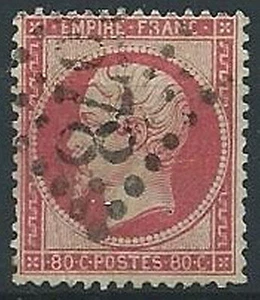 1862 FRANCIA USATO NAPOLEONE III 80 CENT - EDF002 - Picture 1 of 1