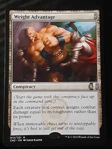 Weight Advantage x1 , Conspiracy Take the Crown , NM , MTG , FREE SHIPPING - Picture 1 of 2