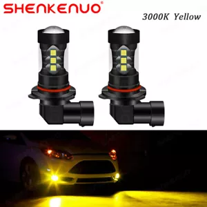 For Honda Accord 2003-2007 LED Bulbs Yellow Fog Light Kit 9005 9006 H10 - Picture 1 of 13