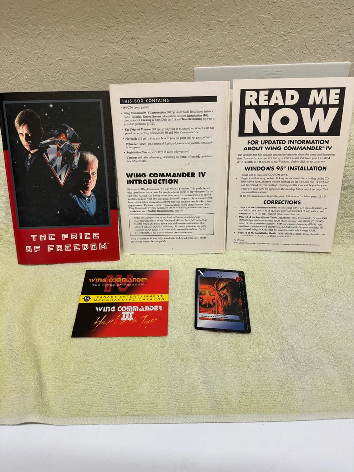 Wing Commander (PC, 1990, Origin) (Game Instructions and Other Items) - Image 1 of 1