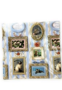 Katzen Hallmark Katze Kätzchen Vintage Geschenkpapier Geschenkpapier Neu aus altem Lagerbestand 2 Blatt 8,5 Quadratfuß - Bild 1 von 11
