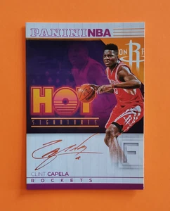 2016-17 Panini NBA Inter- #12 CLINT CAPELA HOT Signatures GOLD Facsimile - Picture 1 of 2