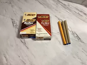 33 Vintage schwarz & blau BIC ROLLE mittlere Stiftmarker - GETESTET - Bild 1 von 7