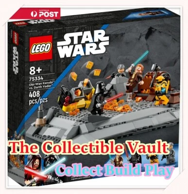 LEGO Star Wars Obi-Wan Kenobi vs. Darth Vader 75334 Brand New (Not Mint Box) - Image 1 of 3