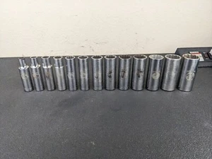 #ax700 Armstrong SAE 1/2 Drive Deep Socket Set GMTK - Picture 1 of 24
