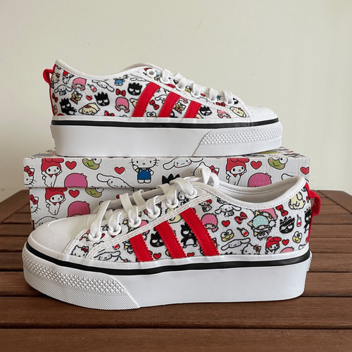 Adidas NIZZA platform Hello Kitty US Junior 6.5 US donna 7.5 UK 6 (HQ6888)