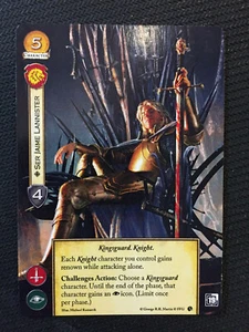 A Game of Thrones LCG TCG - Ser Jaime Lannister Alt Art Promo x1 - Picture 1 of 1