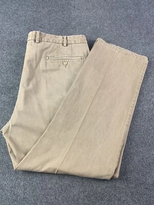 Pantalones de golf Peter Millar para hombre 100 % algodón Pima lavado talla 38x30 tostados Foto 1 de 4