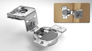 Berta 1-1/4" Overlay 105 Degree Soft Closing Face Frame Cabinet Door Hinges - Picture 1 of 66