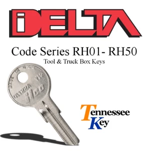 Delta Truck & Tool box key / Select your keys code / key code Series RH01-RH50 - Picture 1 of 15