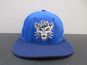 BYU Cougars Hat Cap Fitted Mens 7 Blue White NCAA College Football Zephyr - Picture 1 of 8