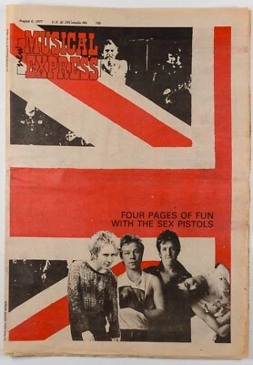SEX PISTOLS Dennis Morris POLANSKI Ramones BEACH BOYS NME magazine 6 August 1977 - Image 1 of 4
