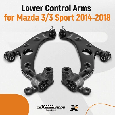 Brazos de control inferiores delanteros MaXpeedingrods con rótula para Mazda 3 2014 2015-2018 Foto 1 de 4