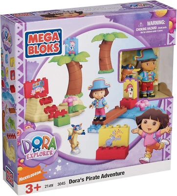 Dora The Explorer Mega Bloks 3045 Pirate Adventure Set New In Box - Image 1 of 2