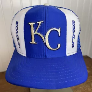 De Colección KC Kansas City Royals Lucky Stripes Malla Trasera Camionero Gorra Gorra Gorra MLB Béisbol - Imagen 1 de 6