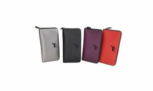 GABS PORTAFOGLI DONNA A 3 SOFFIETTI PELLE CHIUSO CON ZIP 12 CARTE color GMONEY37 - Imagen 1 de 11