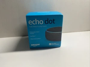 Echo Dot Amazon Smart Speaker 3rd Generation with Alexa Charcoal NEW - Picture 1 of 5