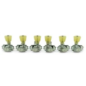 Revolution G-Mount Diecast Tuners - 3 Per Side - Pearloid Keystone Button 19:1 G - Picture 1 of 7