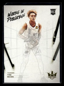 2021-22 Panini Court Kings #17 Tre Mann Rookie Works in Progress Thunder - Imagen 1 de 2
