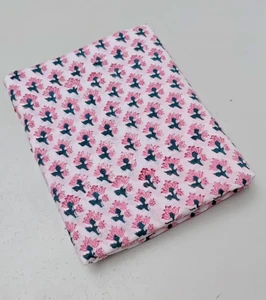 Indian Block Print Fabric Dressmaking Fabric 5 Yard Printed Running Fabric - Picture 1 of 5