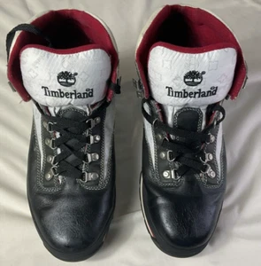 Timberland Mid Lace-Up Euro Hiker Men's Size 12M 36033 Boots Black Leather - Picture 1 of 16