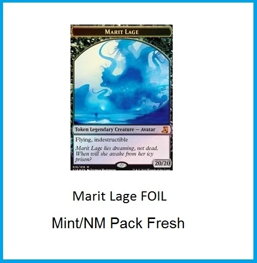 Marit Lage Token Foil x1 NM-Mint, MYTHIC From the Vault Lore, English Magic Mtg  - Image 1 of 1