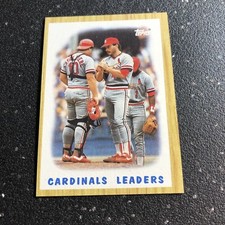St. Louis Cardinals Leaders 1987 Topps Baseball #181 MLB