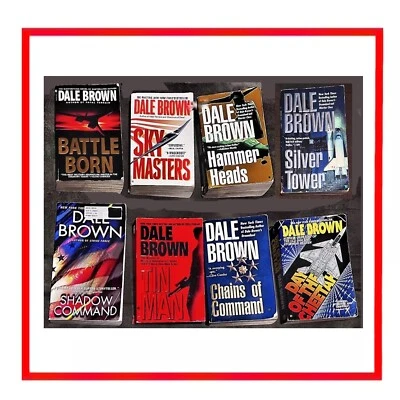 Lot 8📚Dale Brown🔎PB Military🪖War💥Spy🔫Thriller Books Battle Born Sky Masters - Image 1 of 4