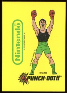1989 Topps Nintendo PUNCH OUT LITTLE MAC RC Sticker Trading Card #8 Zelda Tip
