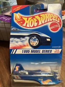 Hot Wheels 1995 Model Series #6 of 12 Cars Hydroplane Collector #346 Blue - Picture 1 of 4