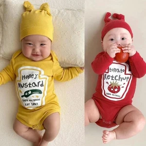 Baby Romper Ketchup or Mustard - Picture 1 of 3