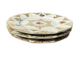 "Plato para servir barba del desierto floral de porcelana de 6"" vintage Alemania" - Imagen 1 de 6