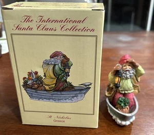 Santa Claus Figurine The International Collection “GREECE”2001 Story St.Nicholas - Picture 1 of 7