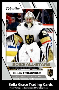 2023-24 O-Pee-Chee Logan Thompson #533 Vegas Golden Knights Marquee Rookie - Foto 1 di 2