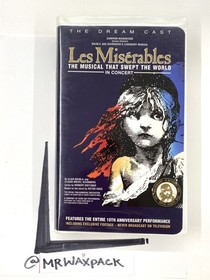 LES MISERABLES DREAM CAST RARE CLAMSHELL VHS MUSICAL