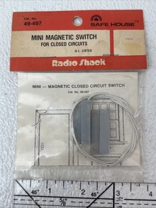 Safe House 49-497 Mini Magnet Switch NOS Radio Shack - Picture 1 of 3