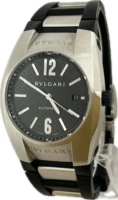 Bvlgari Ergon EG40BSVD Black Dial 40mm Automatic Mens Watch Excellent A4784 - Image 1 of 4