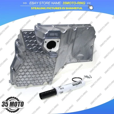 Bandeja de aceite inferior de aluminio del motor 06L103598R para VW Touareg AUDI A4 A5 A6 2.0T Q5 Foto 1 de 4