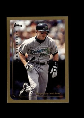 John Flaherty 1999 Topps Baseball Card #4 Tampa Bay Devil Rays - Image 1 of 2