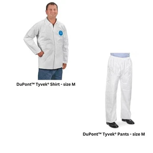 5er Pack DuPont Tyvek Schutzhosen & Shirt, Medium, robuste PSA - Bild 1 von 6